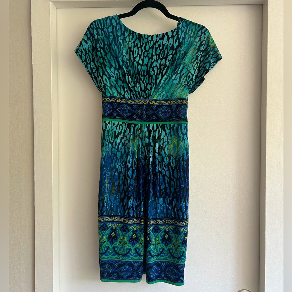 Jones New York Petite vintage colorful dress